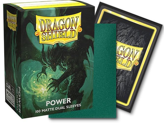 Dragon Shield 100 Count Box Matte Power Green - Dragon Shield Card Sleeves