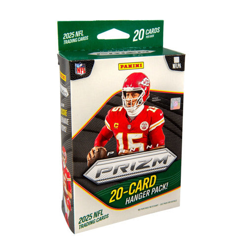 2025 Panini Prizm Football Trading Cards Hanger Box