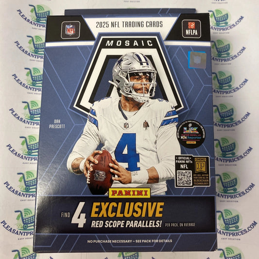 2025 Panini Mosaic NFL Football Hanger Box