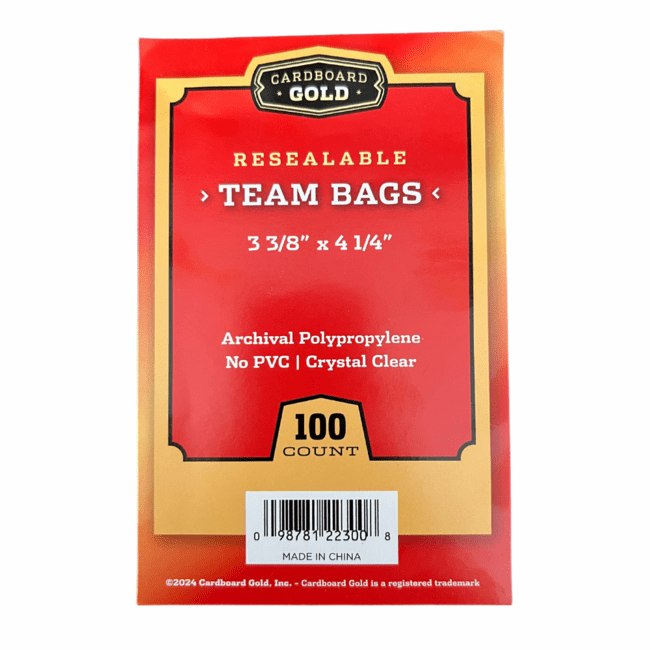 Cardboard Gold RESEALABLE TEAM BAGS