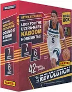 2024-25 Panini NBA Revolution Basketball Trading Cards Mega Box