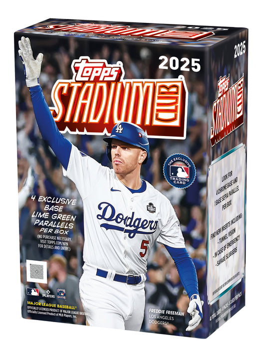2025 Topps Stadium Club Baseball Factory Sealed Value Box