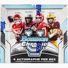 2025 Bowman University Chrome Football Breaker Delight Box