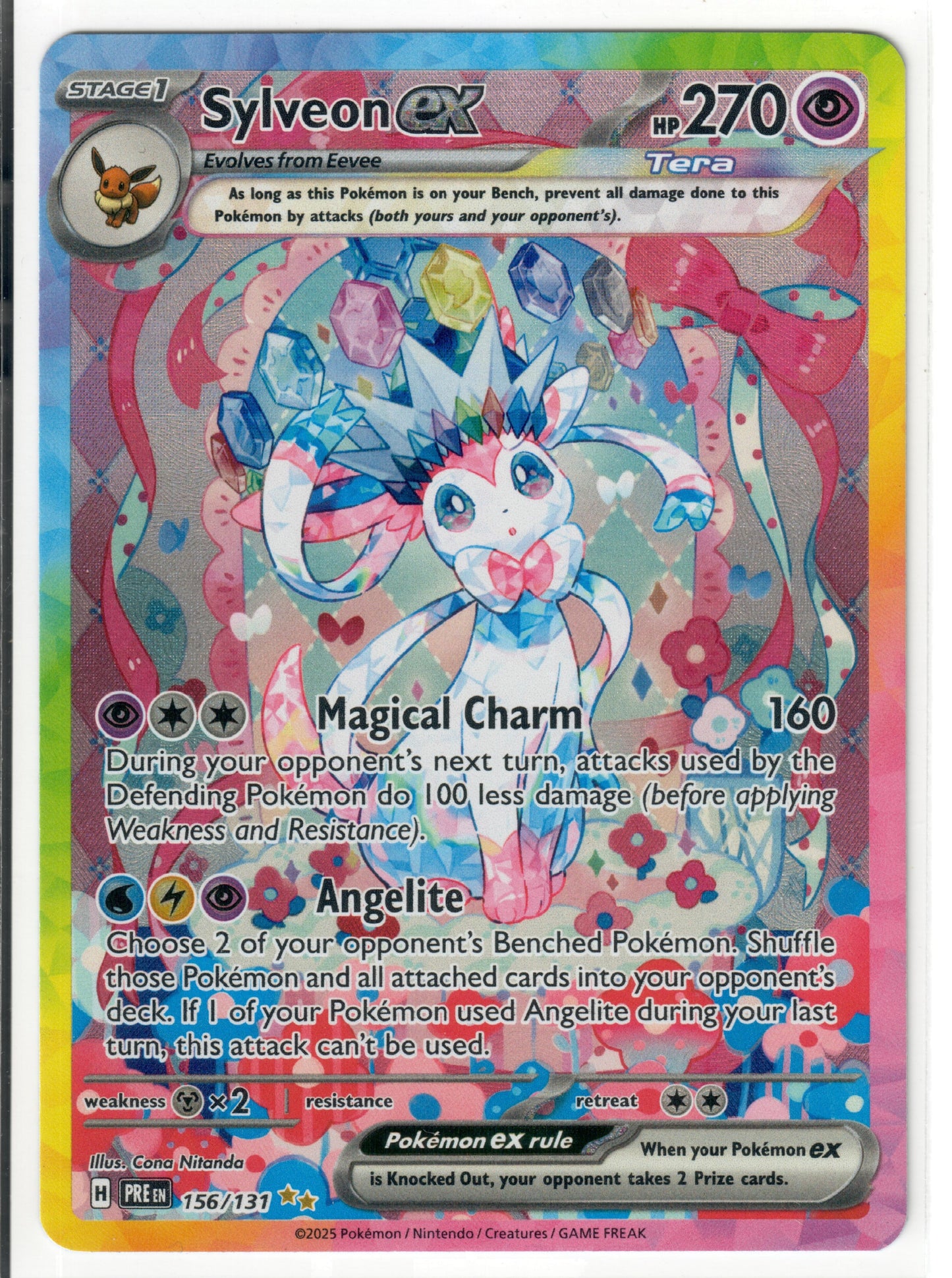 Sylveon ex - 156/131 - SV: Prismatic Evolutions (PRE)