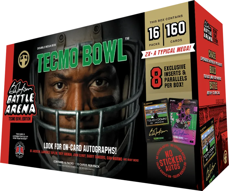 Bo Jackson Tecmo Bowl Bowl Edition Double Mega Box