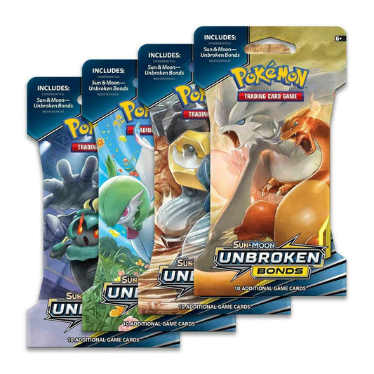 Unbroken Bonds Sleeved Booster Pack Art Bundle [Set of 4] - SM - Unbroken Bonds (SM10)