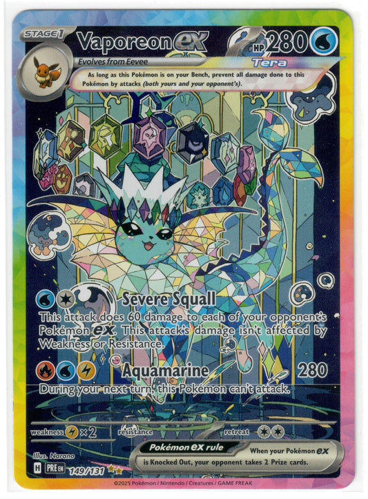 Vaporeon ex - 149/131 - SV: Prismatic Evolutions (PRE)