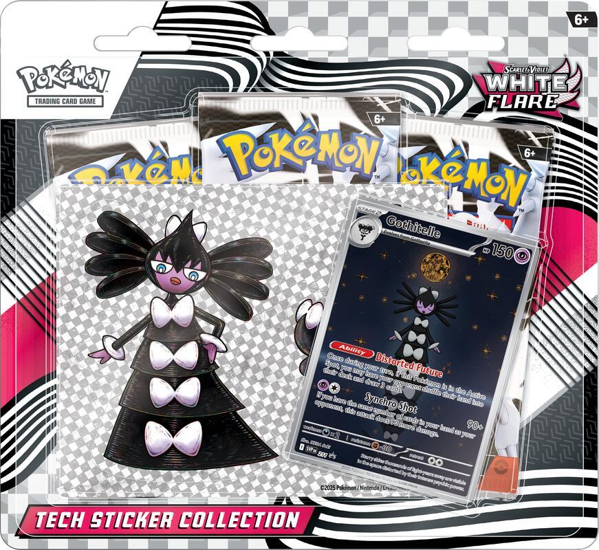 Pokemon White Flare Tech Sticker Collection - SV: White Flare (WHT)
