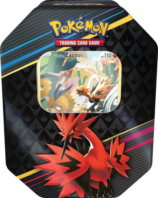 Crown Zenith Tin [Galarian Zapdos] (International Version) - Crown Zenith (CRZ)