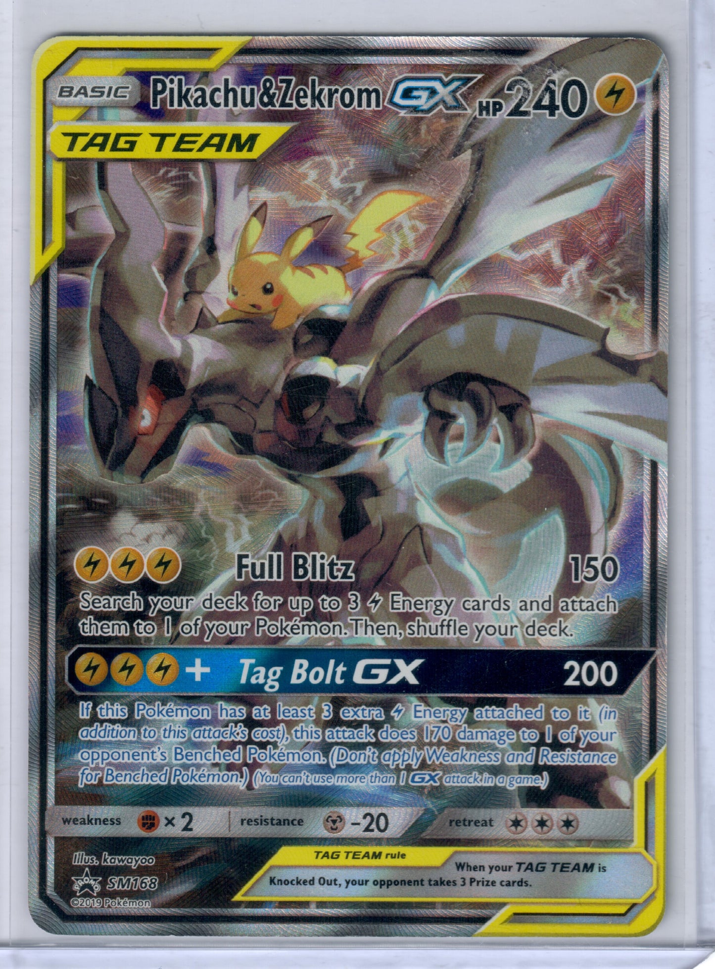 Pikachu & Zekrom GX - SM Promos (SMP) SM168